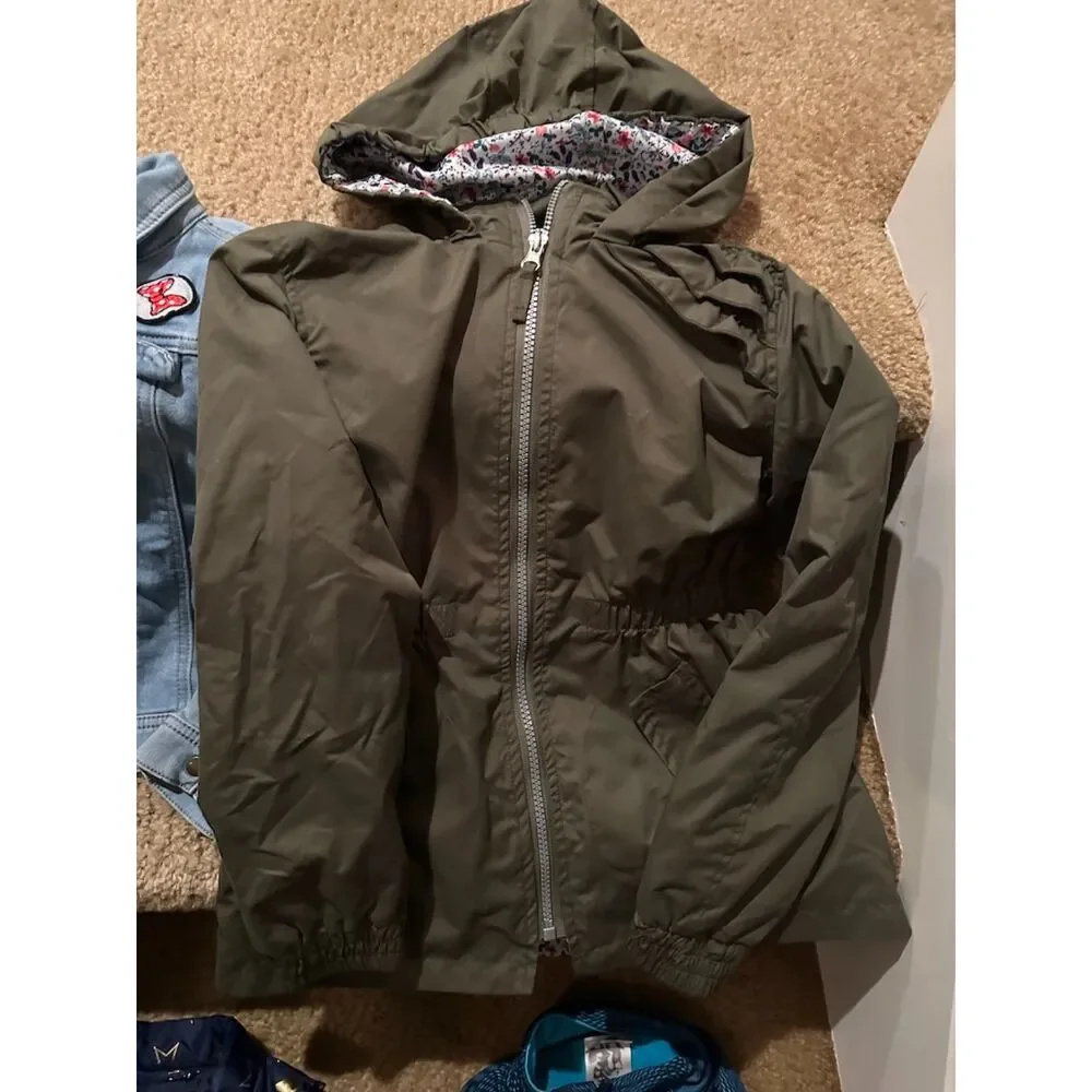 Lot of Different Girl Clothes - Jackets & 1 Vest Size 7/8